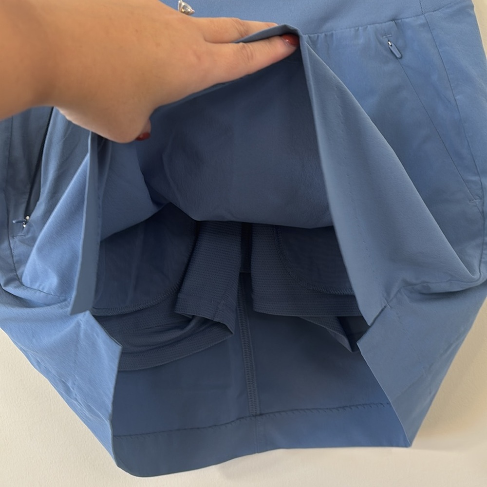 Athleta Soho Skort Sky Blue Size 8 - Picture 7 of 11